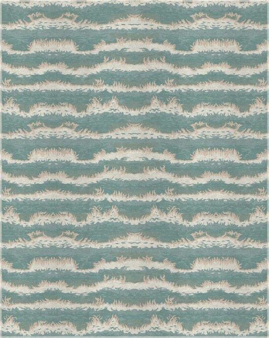 Modern Collection Hand-Knotted Silk & Wool Area Rug- 2' 0" X 3' 3"