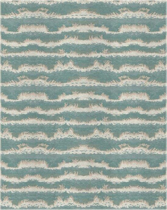 Modern Collection Hand-Knotted Silk & Wool Area Rug- 2' 0" X 3' 3"