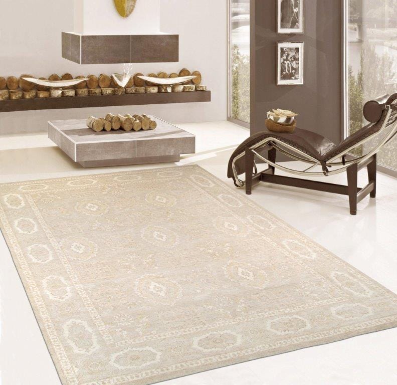 Ferehan Collection Hand-Knotted Wool Area Rug- 8' 8" X 11' 9"