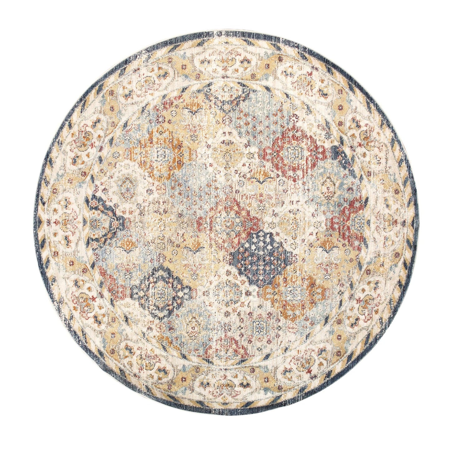 Heritage Design Power Loom Beige Area Rug