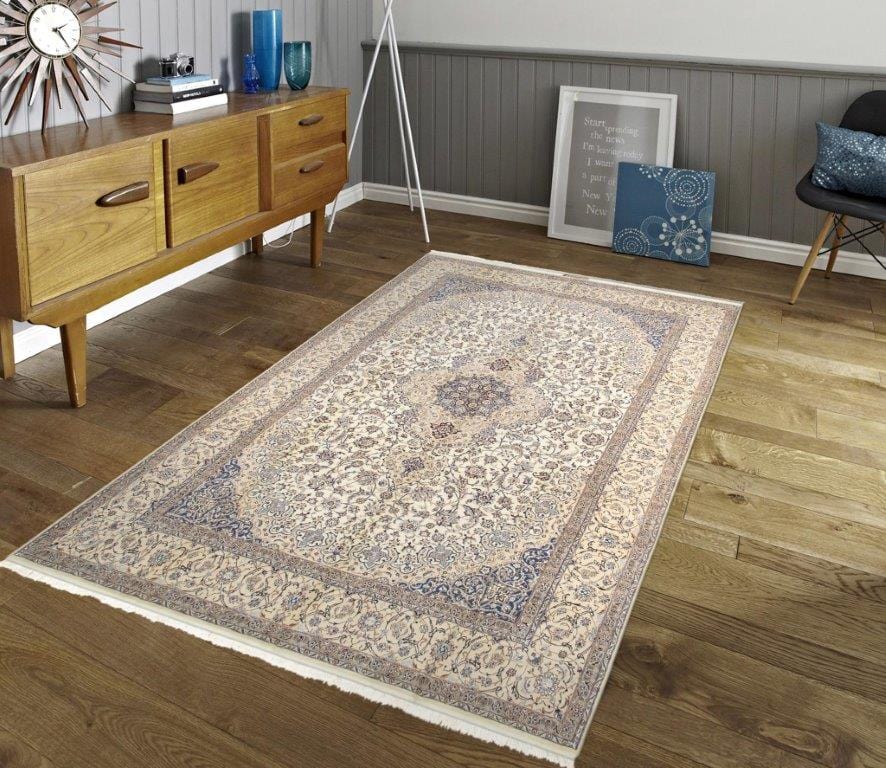 Nain Collection Hand-Knotted Silk & Wool Area Rug- 8' 6" X 12' 0"