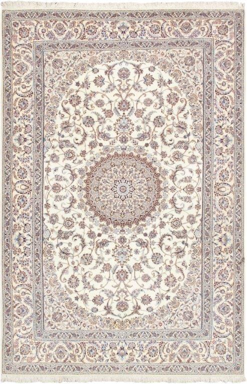 Nain Colletion Hand-Knotted Silk & Wool Area Rug- 6'10" X 10' 3"