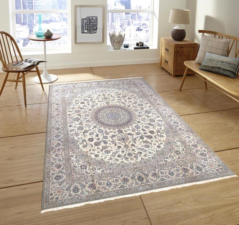 Nain Collection Hand-Knotted Silk & Wool Area Rug- 8' 8" X 12' 1"