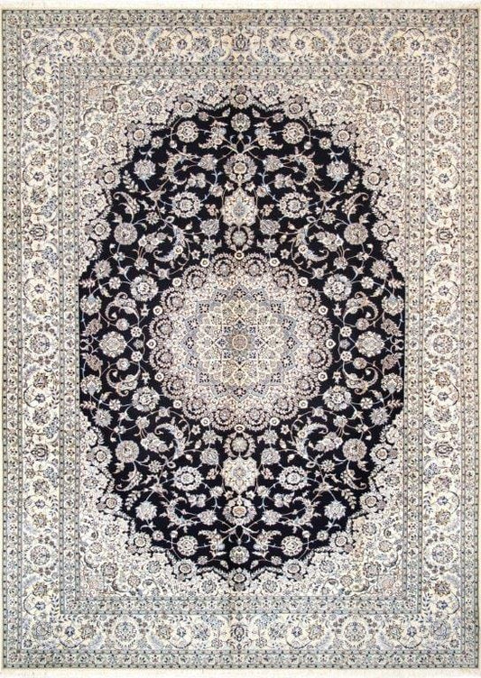 Nain Collection Hand-Knotted Silk & Wool Area Rug- 8' 7" X 12' 1"