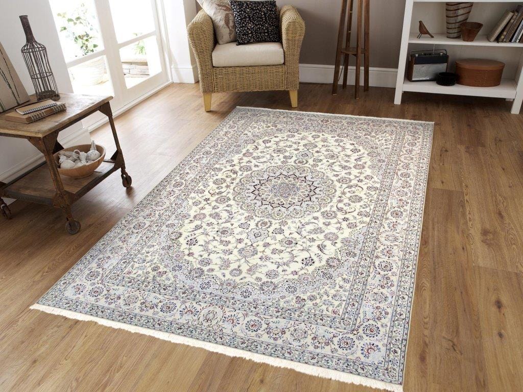 Nain Collection Hand-Knotted Silk & Wool Area Rug- 8' 2" X 11' 5"