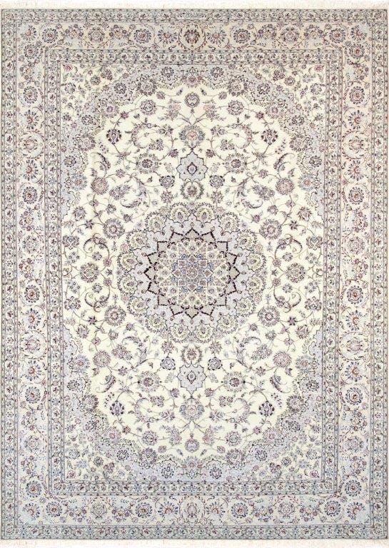 Nain Collection Hand-Knotted Silk & Wool Area Rug- 8' 2" X 11' 5"