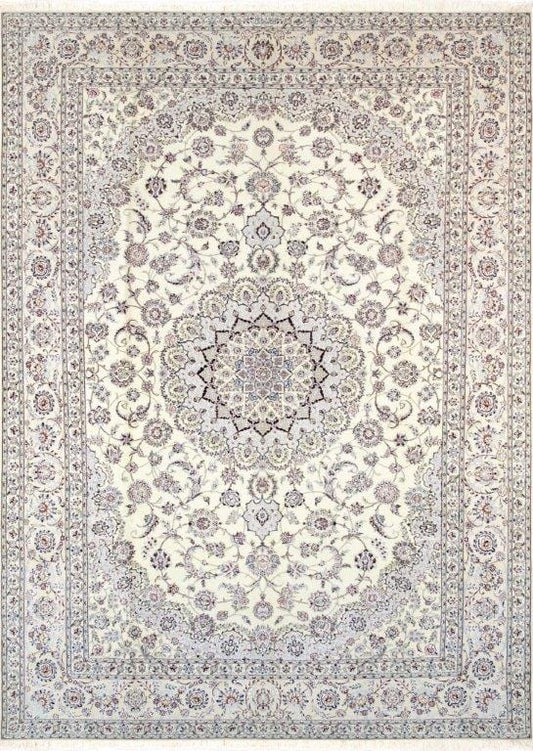 Nain Collection Hand-Knotted Silk & Wool Area Rug- 8' 2" X 11' 5"