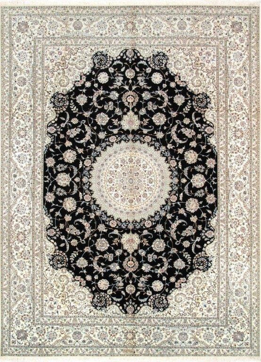 Nain Collection Hand-Knotted Silk & Wool Area Rug- 8' 5" X 11' 6"