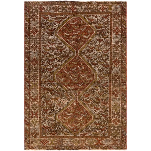 Antique One of a Kind OOAK-1232 3'4" x 4'8" Rug