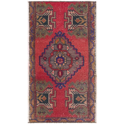 Antique One of a Kind OOAK-1434 1'9'' x 3' Rug