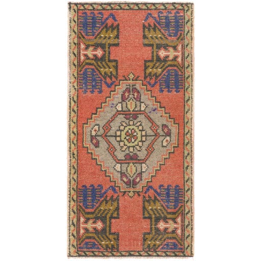 Antique One of a Kind OOAK-1435 1'6'' x 3'3'' Rug