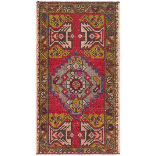 Antique One of a Kind OOAK-1440 1'10'' x 3'4'' Rug