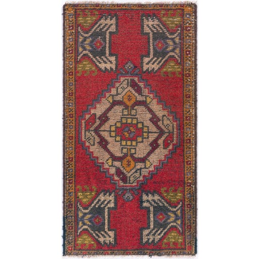 Antique One of a Kind OOAK-1442 1'9'' x 3'1'' Rug