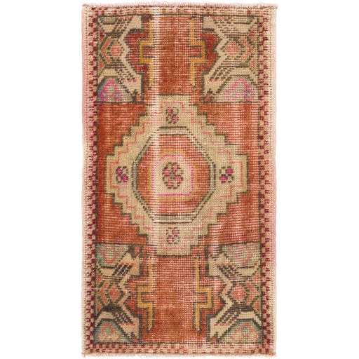 Antique One of a Kind OOAK-1456 1'8'' x 3'1'' Rug