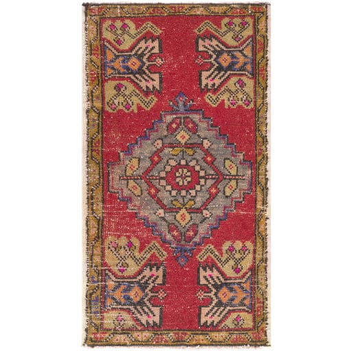 Antique One of a Kind OOAK-1476 1'9'' x 3'3'' Rug