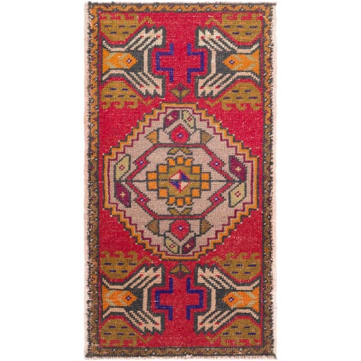 Antique One of a Kind OOAK-1478 1'8'' x 3'1'' Rug