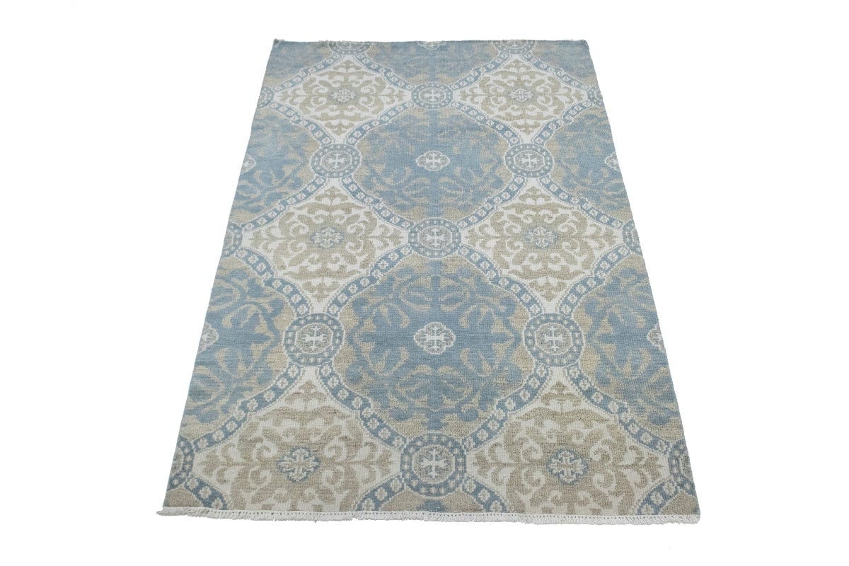 Muted Geometric 6X9 Modern Oriental Rug