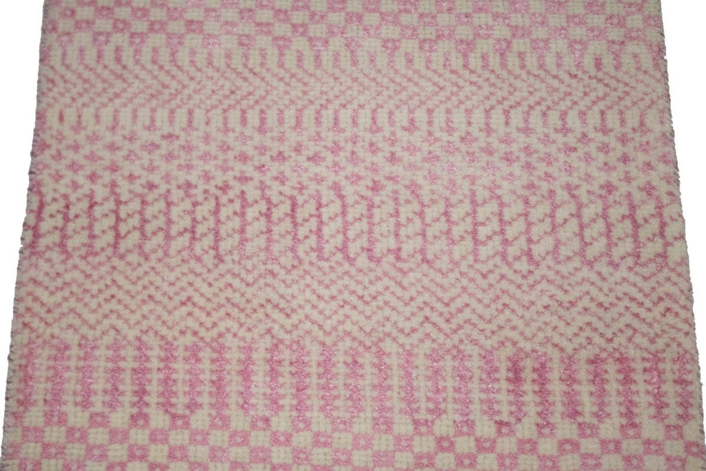 Pink Grass Design 2X3 Modern Oriental Rug