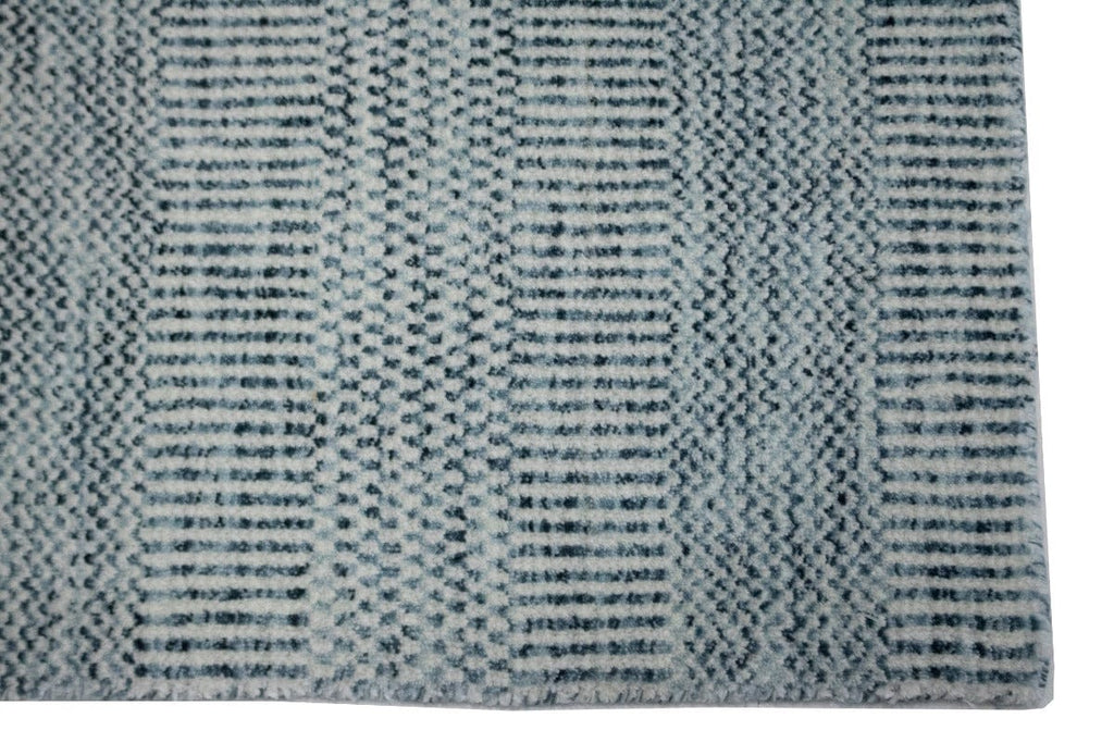 Silver Blue Grass Design 2X3 Modern Oriental Rug