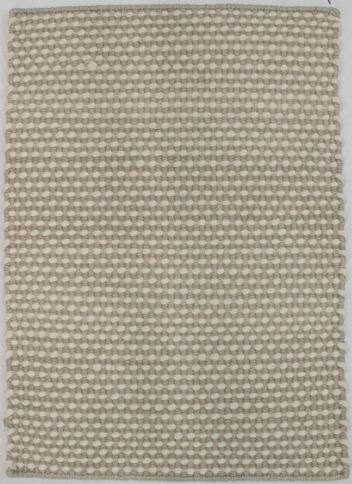 Zero Count Wool Braided 2X3 Beige Modern Rug