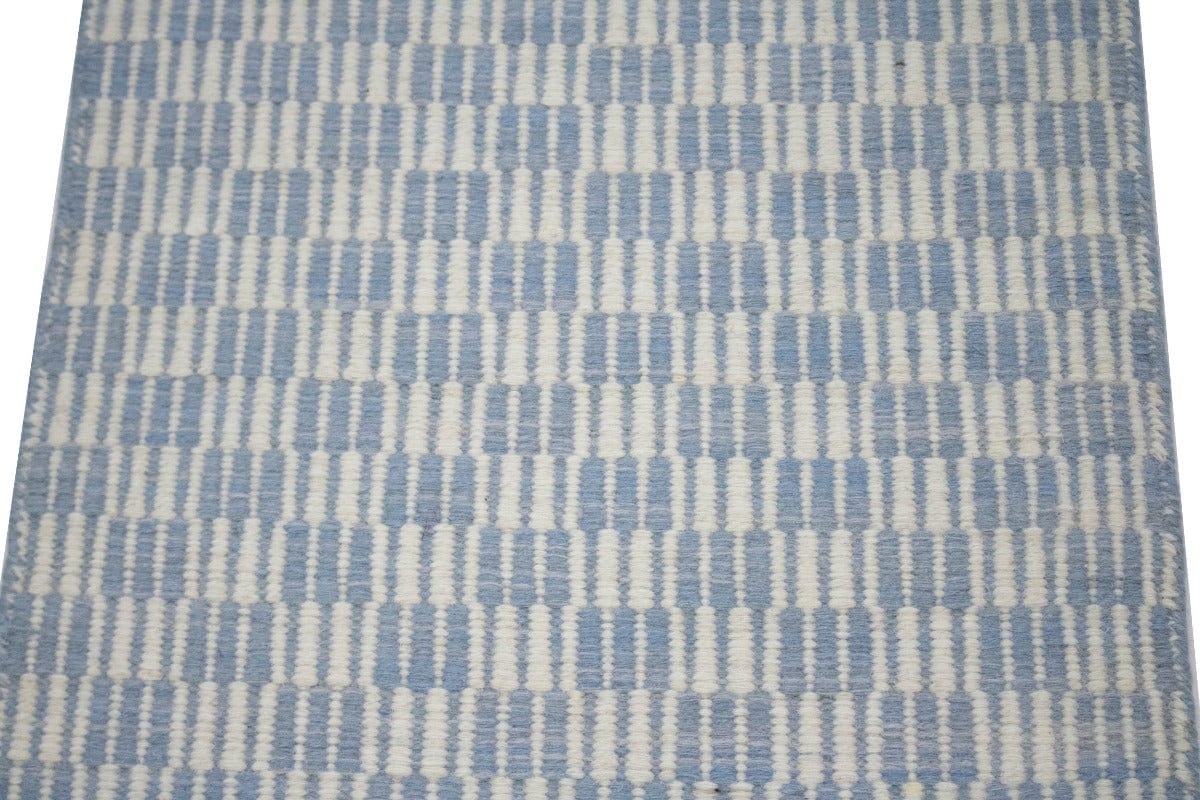 Blue Handwoven 2X3 Kilim Modern Rug
