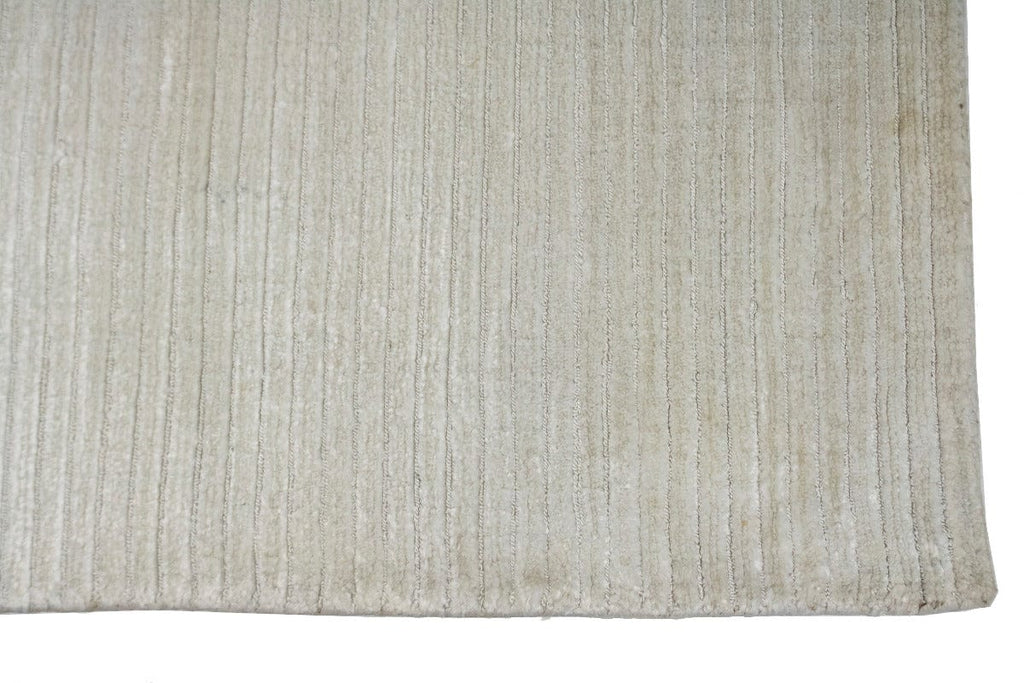 Solid Beige Art Deco 4X6 Modern Rug