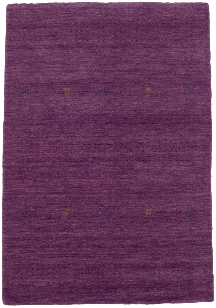 Orchid Purple Solid Tribal 4X6 Lori Gabbeh Oriental Rug