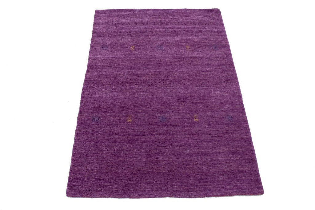 Orchid Purple Solid Tribal 4X6 Lori Gabbeh Oriental Rug