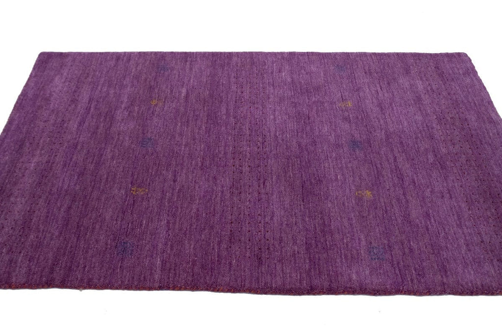 Orchid Purple Solid Tribal 4X6 Lori Gabbeh Oriental Rug