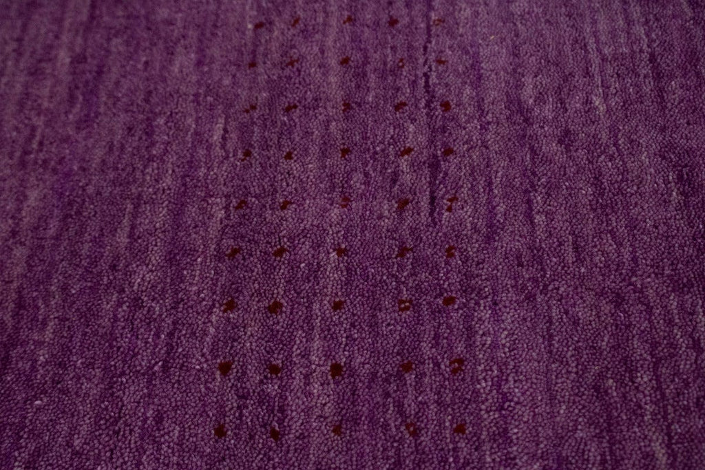 Orchid Purple Solid Tribal 4X6 Lori Gabbeh Oriental Rug