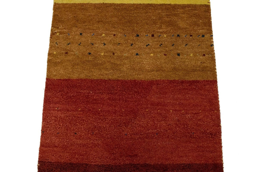 Multicolor 2'5X8'4 Indo-Gabbeh Oriental Runner Rug