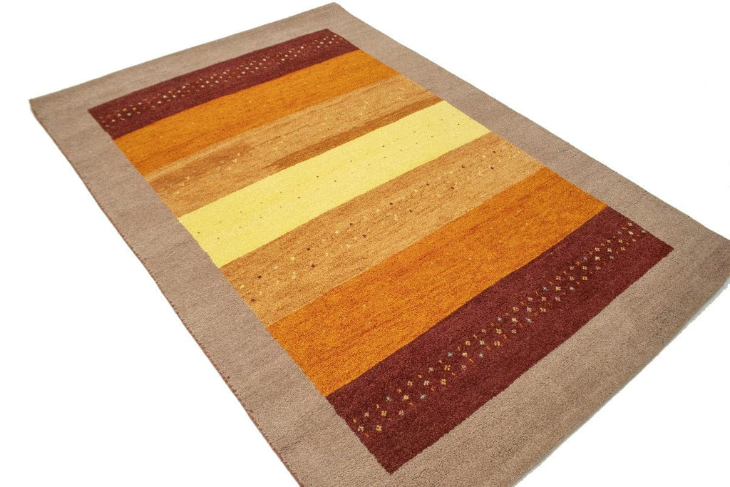 Multicolored Tribal 6X8 Indo-Gabbeh Oriental Rug