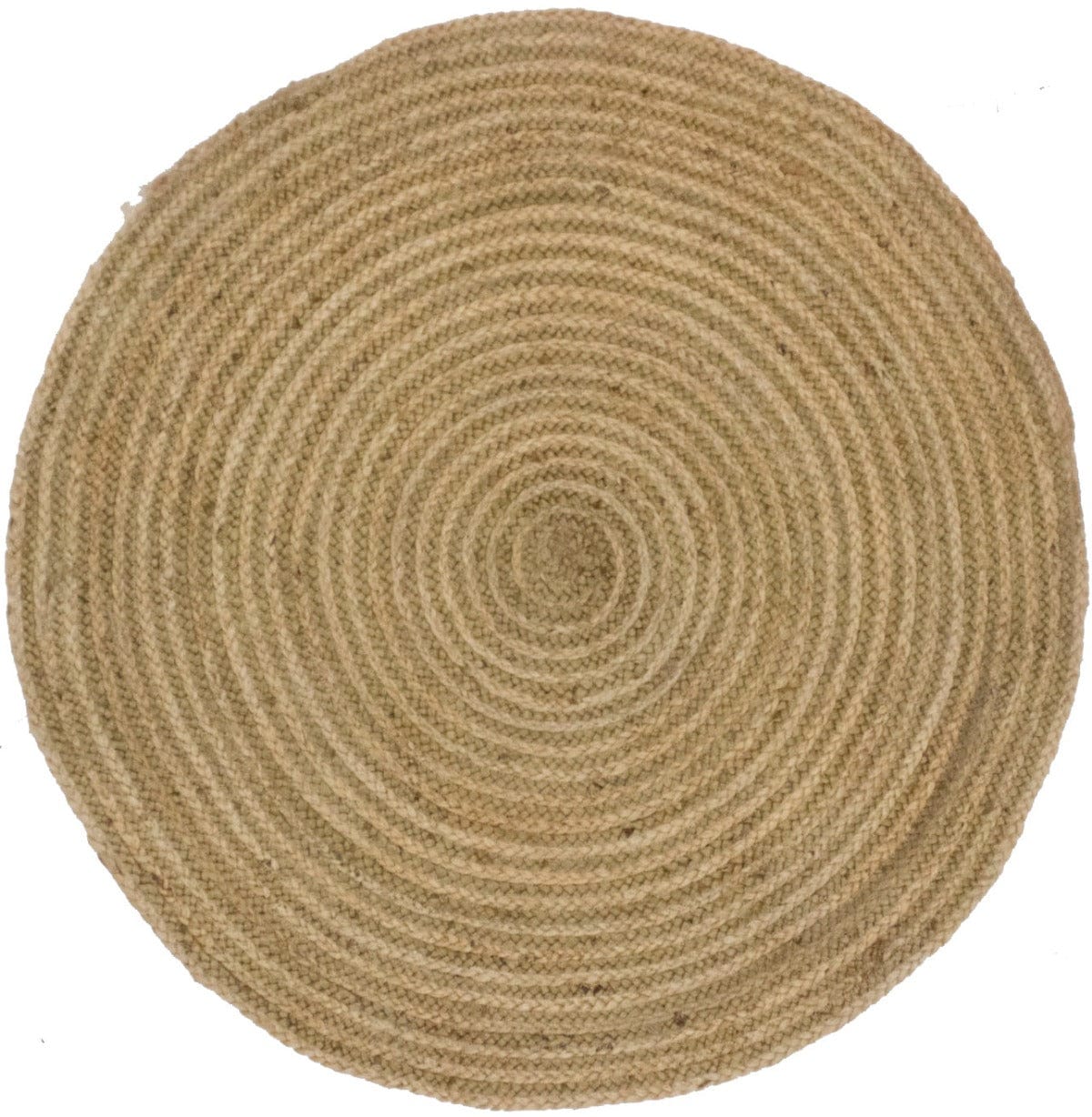 Reversible Braided Style 3X3 Jute Modern Round Rug