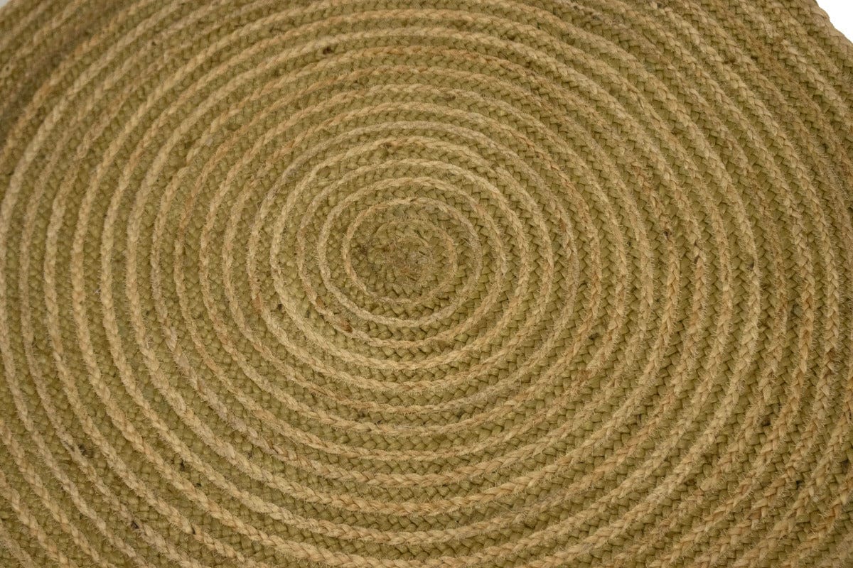 Reversible Braided Style 3X3 Jute Modern Round Rug