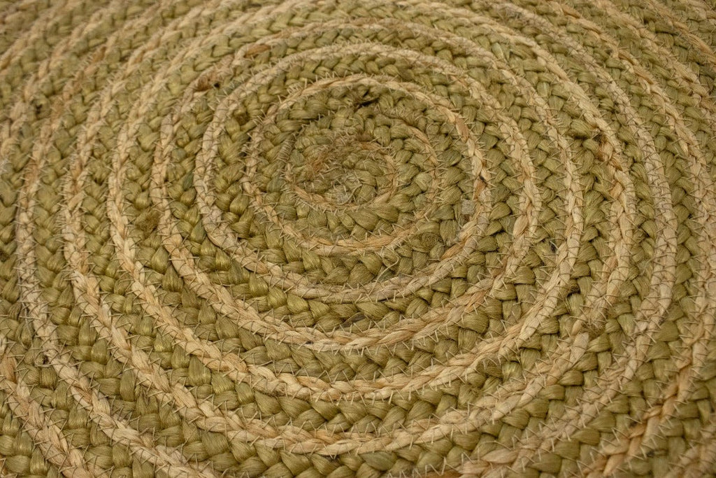 Reversible Braided Style 3X3 Jute Modern Round Rug