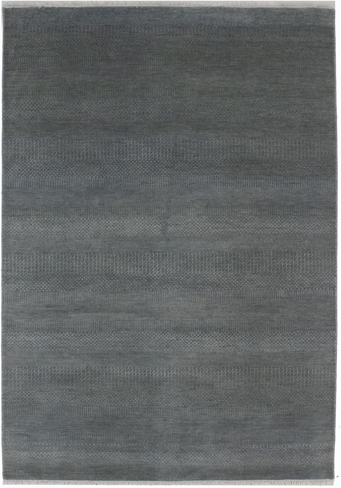 Gray Grass Design 5X7 Modern Oriental Rug
