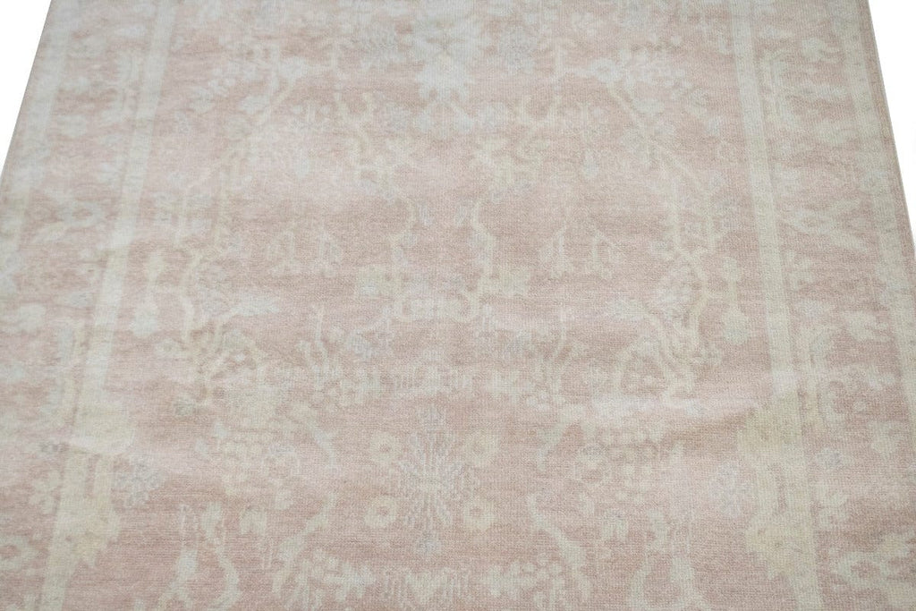 Peach Floral 6X8 Oriental Rug