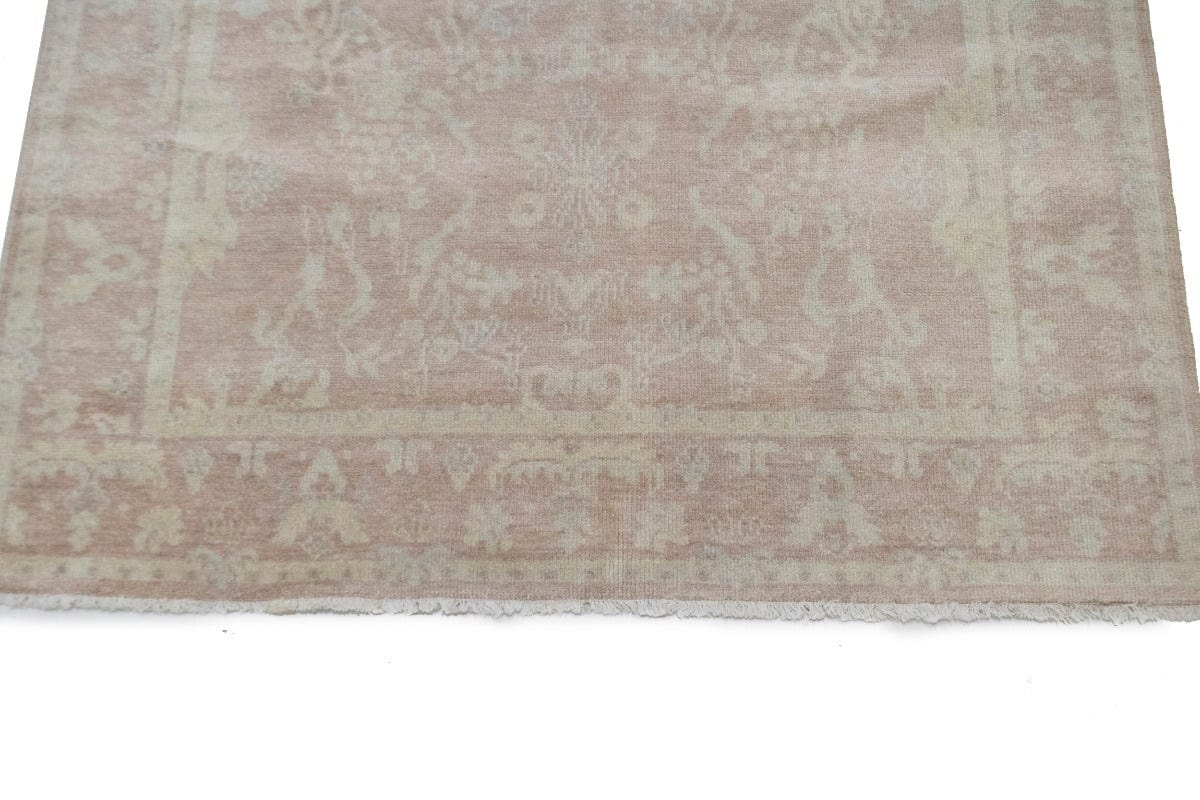 Peach Floral 6X8 Oriental Rug