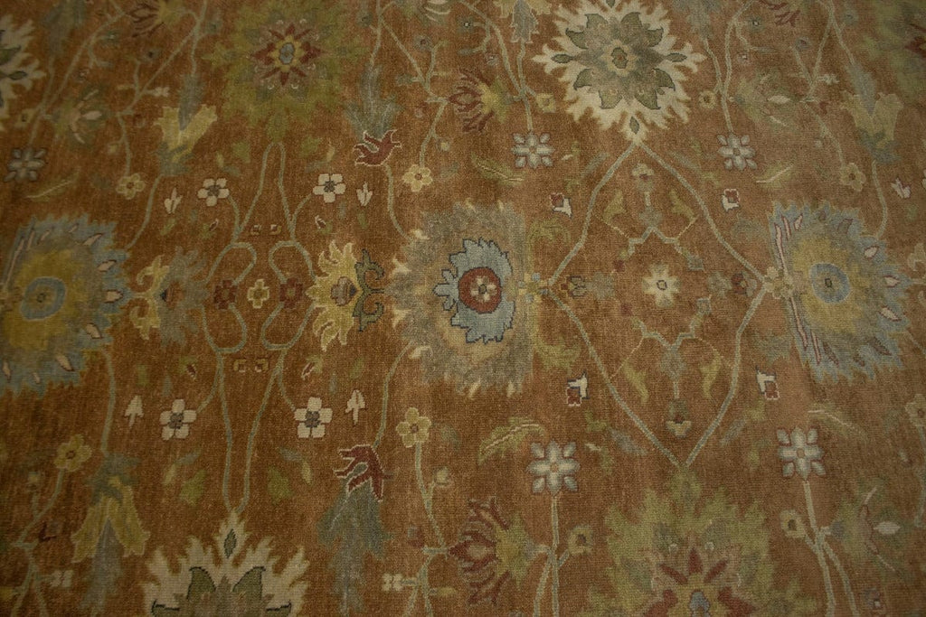 Rust Floral Osh Chobi Peshawar 8X10 Oriental Rug