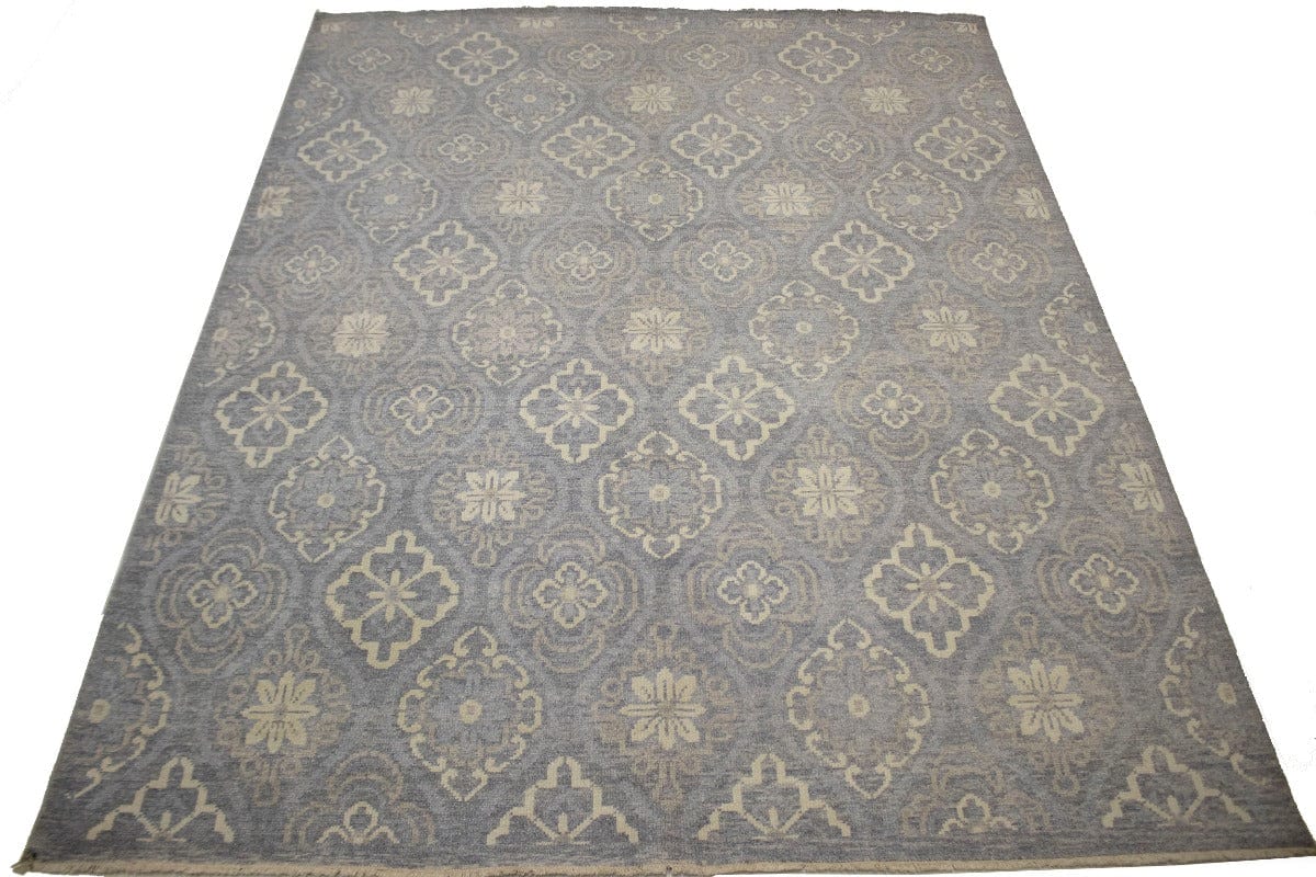 Floral Gray 8X10 Modern Oriental Rug