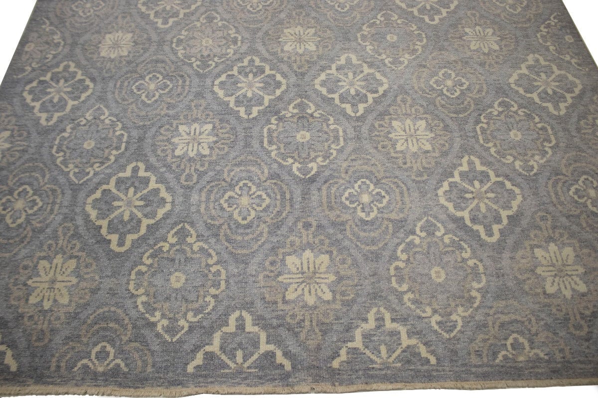 Floral Gray 8X10 Modern Oriental Rug