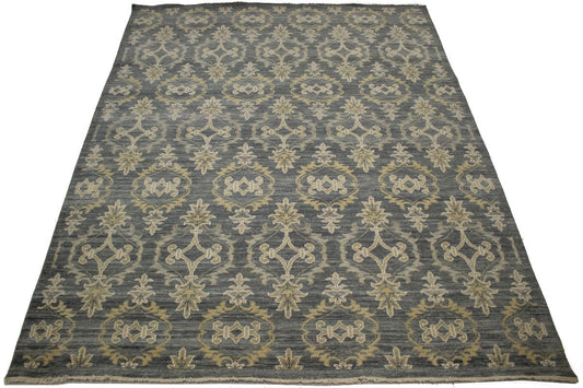 Dark Gray 8X10 Modern Oriental Rug