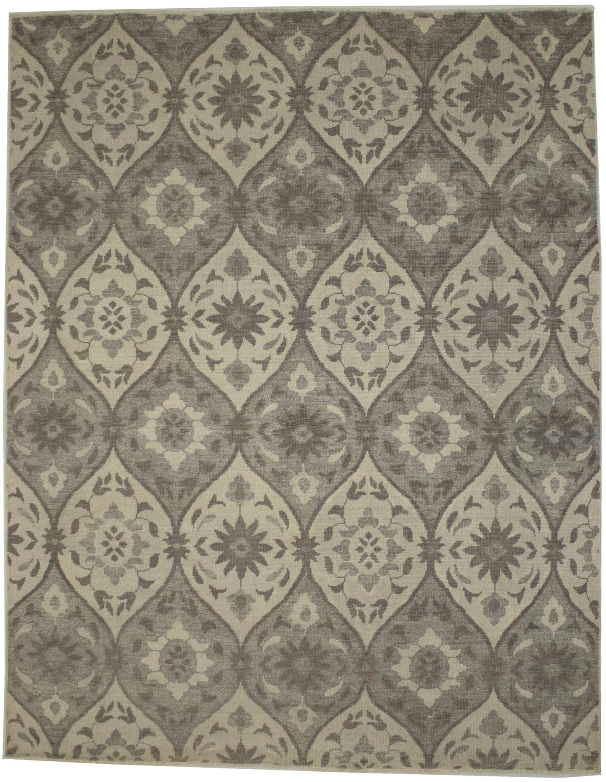 Floral Cream 8X10 Modern Oriental Rug