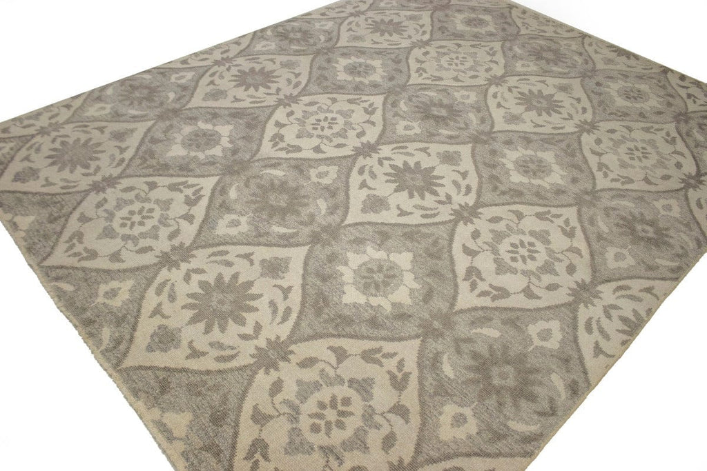 Floral Cream 8X10 Modern Oriental Rug