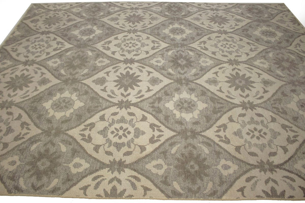 Floral Cream 8X10 Modern Oriental Rug