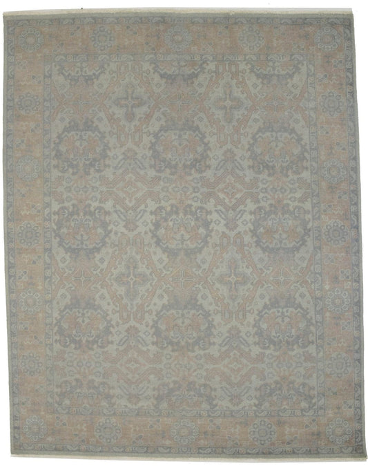 Floral Cream 8X10 Modern Oriental Rug