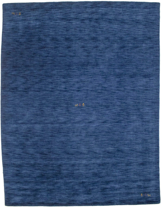 Solid Navy Blue 9X12 Oriental Modern Rug