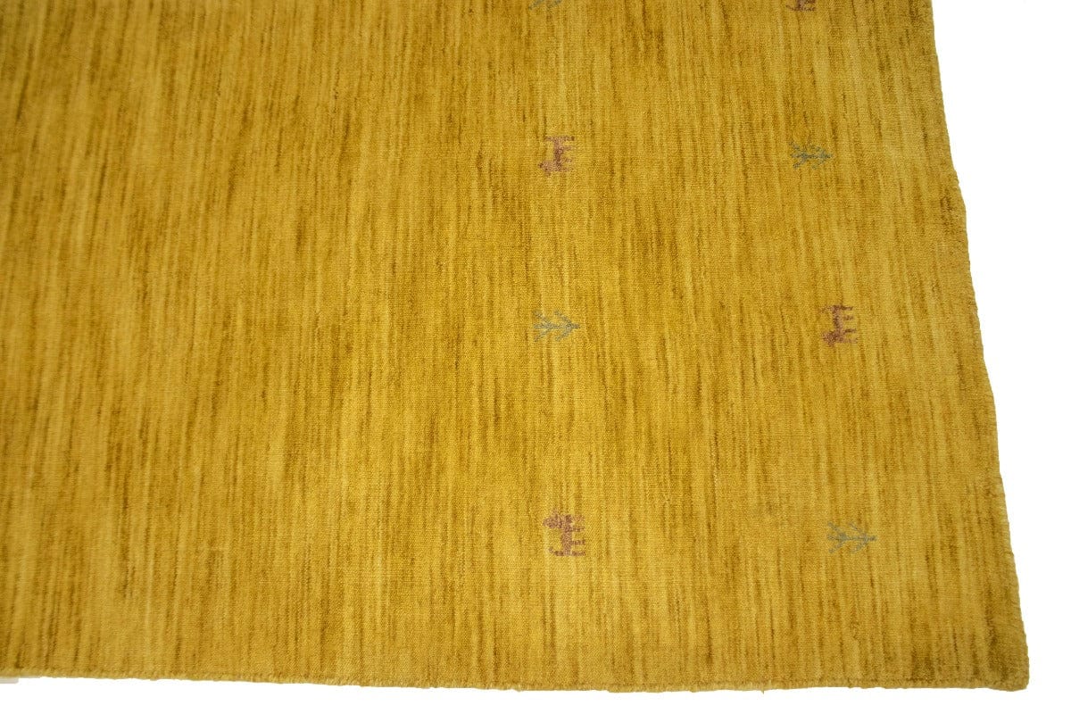 Solid Gold 5X8 Oriental Modern Rug