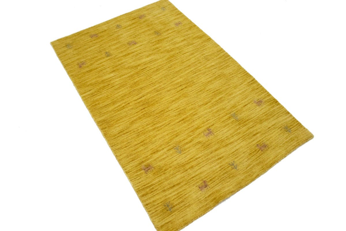 Solid Gold 3X5 Oriental Modern Rug