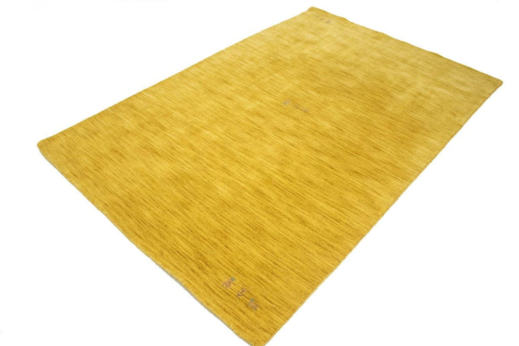 Solid Gold 4X6 Oriental Modern Rug